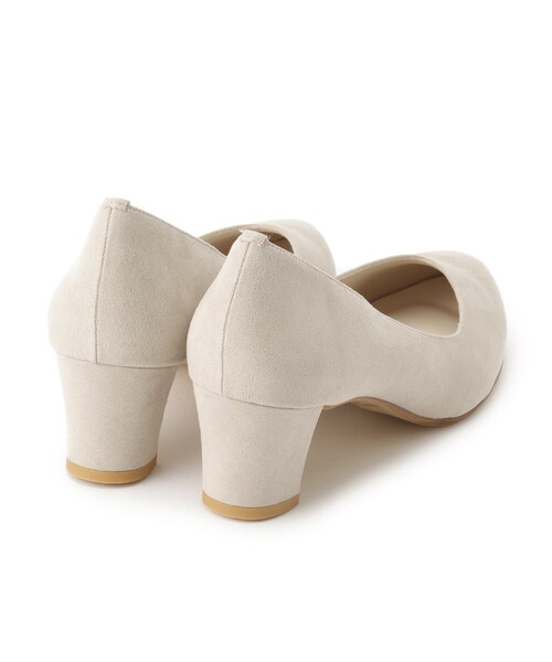 grove(グローブ)の「【はっ水加工】やわここちチャンキーヒールパンプス(ヒール5.0cm)(パンプス・レディース・サンドベージュ/ピンク系/グレー/グリーン系・45/25/30/35/50/40/20/55/10/15 )」の10枚目の写真