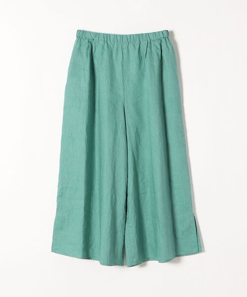 SHIPS any（シップス エニィ）の「SHIPS any:〈ウォッシャブル〉オーガニックリネン ボリューム ミディ キュロット（その他パンツ・レディース・ブラック/ブラウン/グリーン・ONE SIZE）」の14枚目の写真