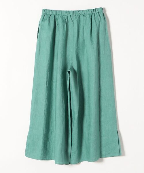 SHIPS any（シップス エニィ）の「SHIPS any:〈ウォッシャブル〉オーガニックリネン ボリューム ミディ キュロット（その他パンツ・レディース・ブラック/ブラウン/グリーン・ONE SIZE）」の13枚目の写真