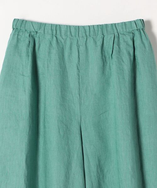 SHIPS any（シップス エニィ）の「SHIPS any:〈ウォッシャブル〉オーガニックリネン ボリューム ミディ キュロット（その他パンツ・レディース・ブラック/ブラウン/グリーン・ONE SIZE）」の12枚目の写真