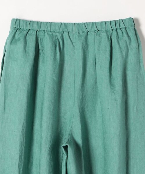 SHIPS any（シップス エニィ）の「SHIPS any:〈ウォッシャブル〉オーガニックリネン ボリューム ミディ キュロット（その他パンツ・レディース・ブラック/ブラウン/グリーン・ONE SIZE）」の11枚目の写真