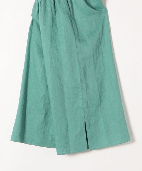 SHIPS any（シップス エニィ）の「SHIPS any:〈ウォッシャブル〉オーガニックリネン ボリューム ミディ キュロット（その他パンツ・レディース・ブラック/ブラウン/グリーン・ONE SIZE）」の9枚目の写真
