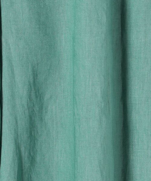 SHIPS any（シップス エニィ）の「SHIPS any:〈ウォッシャブル〉オーガニックリネン ボリューム ミディ キュロット（その他パンツ・レディース・ブラック/ブラウン/グリーン・ONE SIZE）」の6枚目の写真