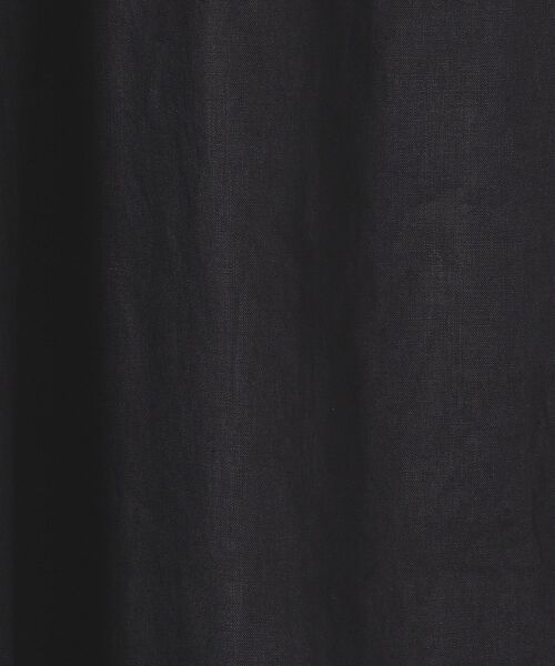 SHIPS any（シップス エニィ）の「SHIPS any:〈ウォッシャブル〉オーガニックリネン ボリューム ミディ キュロット（その他パンツ・レディース・ブラック/ブラウン/グリーン・ONE SIZE）」の4枚目の写真