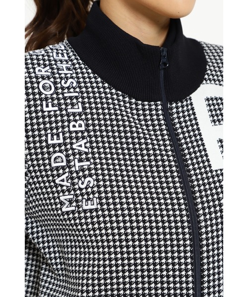 PEARY GATES «パーリーゲイツ» 千鳥柄 カーディガン アウター