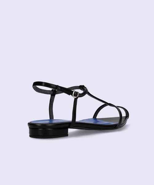 MAMIAN（マミアン）の「ポインテッドトゥ Tストラップ フラットサンダル（サンダル・レディース・ライム/アイボリー/ブラック/シルバー・LL/L/S/M）」の14枚目の写真