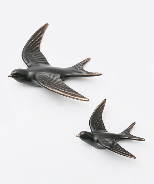 壁面をユニークに彩るウォールデコレーションバードS（インテリア雑貨