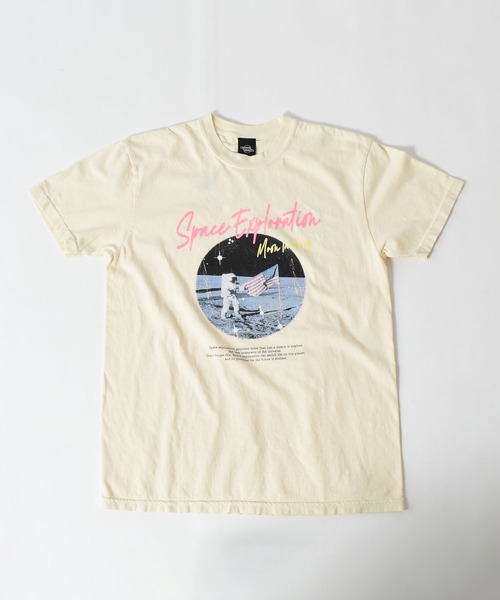NASA(ナサ)の「【NASA】プリントTシャツ / Space Exploration Rock Tee(Tシャツ/カットソー・レディース・チャコールグレー/アイボリー・FREE)」の12枚目の写真