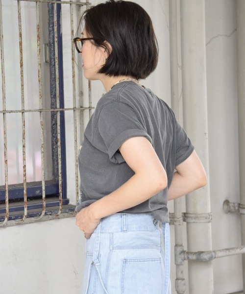 NASA(ナサ)の「【NASA】プリントTシャツ / Space Exploration Rock Tee(Tシャツ/カットソー・レディース・チャコールグレー/アイボリー・FREE)」の3枚目の写真