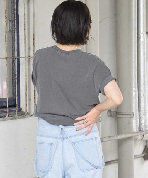 NASA(ナサ)の「【NASA】プリントTシャツ / Space Exploration Rock Tee(Tシャツ/カットソー・レディース・チャコールグレー/アイボリー・FREE)」の4枚目の写真