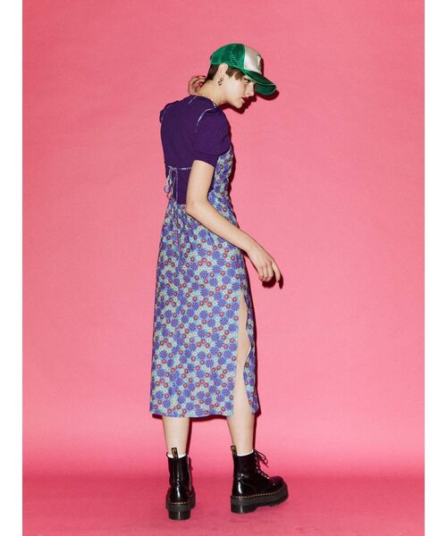 jouetie（ジュエティ）の「デイジーパターンワンピース（ワンピース・レディース・ブルー/オレンジ/ブラック・MEDIUM）」の8枚目の写真