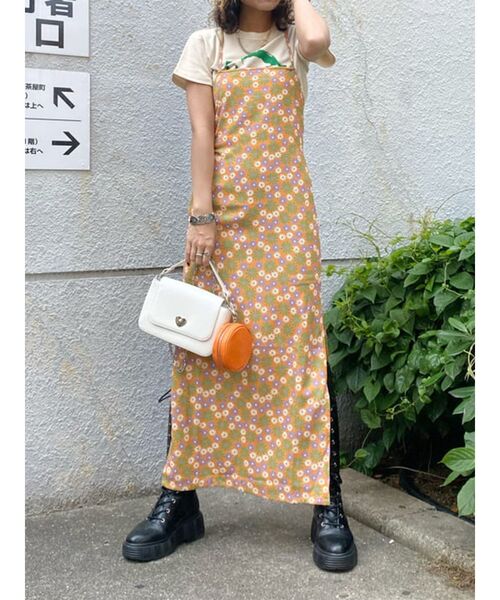 jouetie（ジュエティ）の「デイジーパターンワンピース（ワンピース・レディース・ブルー/オレンジ/ブラック・MEDIUM）」の18枚目の写真