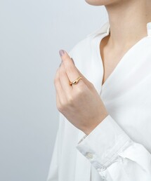 ジュエッテ　ウェーブリング　k18 イエローゴールド 楽天市場】ウェーブ リング Jouete ジュエッテ アクセサリー