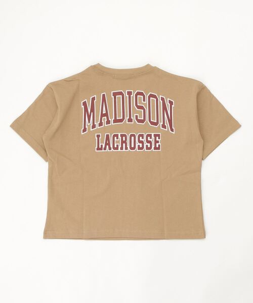 THE CASUAL（カジュアル）の「プリントデザイン 半袖 ビッグT キッズ（Tシャツ/カットソー・キッズ・オフホワイト/ベージュ/チャコール/ブラック/ネイビー/ホワイト系/モカ/ダークグリーン/ミント・160cm/120cm/140cm/110cm/130cm/150cm/100cm）」の19枚目の写真