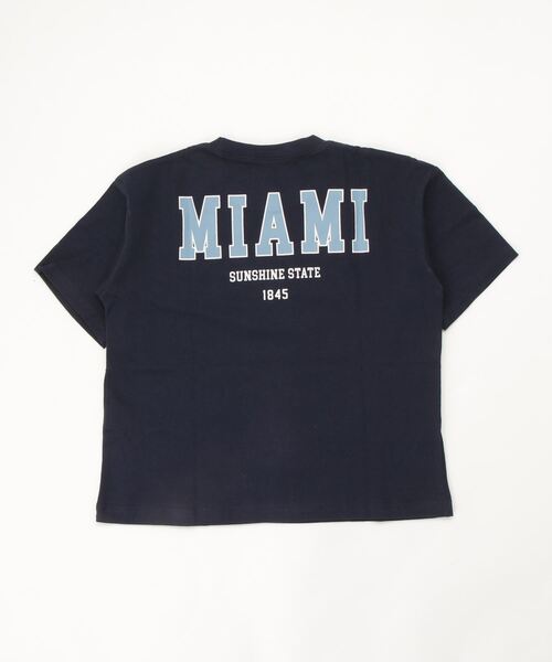 THE CASUAL（カジュアル）の「プリントデザイン 半袖 ビッグT キッズ（Tシャツ/カットソー・キッズ・オフホワイト/ベージュ/チャコール/ブラック/ネイビー/ホワイト系/モカ/ダークグリーン/ミント・160cm/120cm/140cm/110cm/130cm/150cm/100cm）」の14枚目の写真