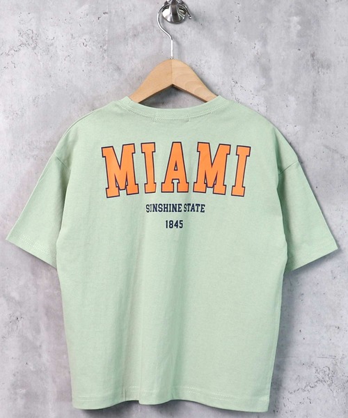 THE CASUAL（カジュアル）の「プリントデザイン 半袖 ビッグT キッズ（Tシャツ/カットソー・キッズ・オフホワイト/ベージュ/チャコール/ブラック/ネイビー/ホワイト系/モカ/ダークグリーン/ミント・160cm/120cm/140cm/110cm/130cm/150cm/100cm）」の8枚目の写真