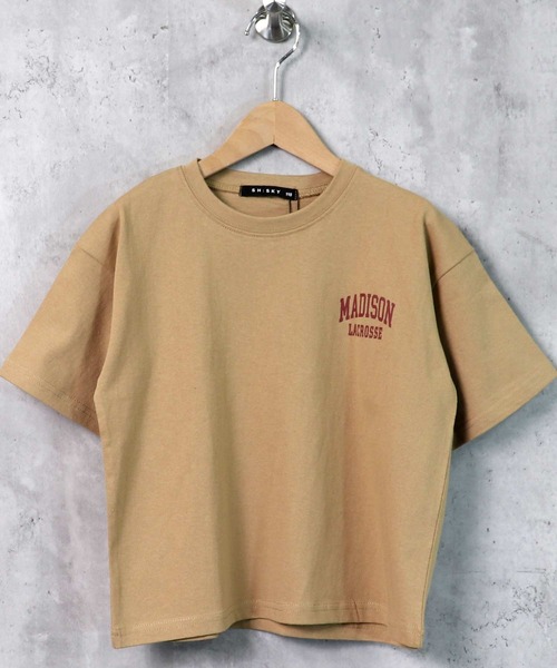 THE CASUAL（カジュアル）の「プリントデザイン 半袖 ビッグT キッズ（Tシャツ/カットソー・キッズ・オフホワイト/ベージュ/チャコール/ブラック/ネイビー/ホワイト系/モカ/ダークグリーン/ミント・160cm/120cm/140cm/110cm/130cm/150cm/100cm）」の17枚目の写真