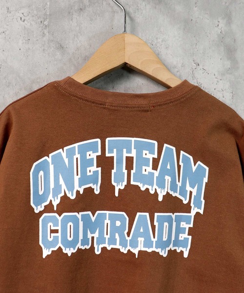 THE CASUAL（カジュアル）の「プリントデザイン 半袖 ビッグT キッズ（Tシャツ/カットソー・キッズ・オフホワイト/ベージュ/チャコール/ブラック/ネイビー/ホワイト系/モカ/ダークグリーン/ミント・160cm/120cm/140cm/110cm/130cm/150cm/100cm）」の11枚目の写真