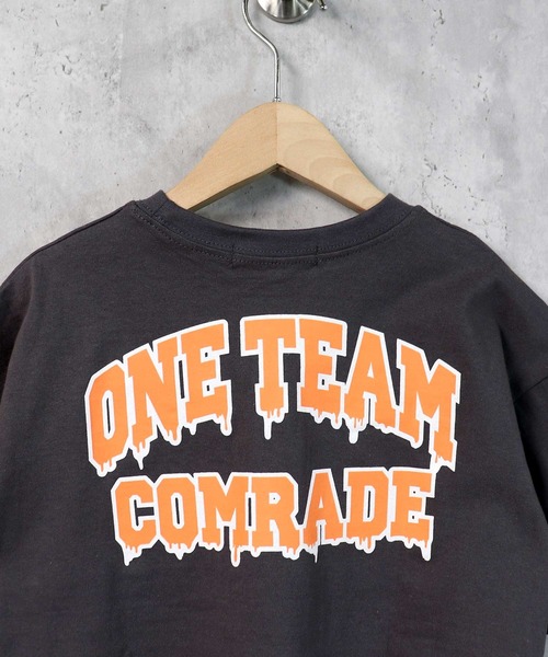 THE CASUAL（カジュアル）の「プリントデザイン 半袖 ビッグT キッズ（Tシャツ/カットソー・キッズ・オフホワイト/ベージュ/チャコール/ブラック/ネイビー/ホワイト系/モカ/ダークグリーン/ミント・160cm/120cm/140cm/110cm/130cm/150cm/100cm）」の16枚目の写真