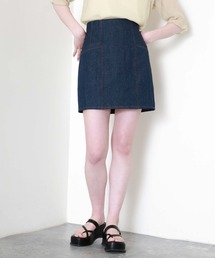archives | ハイウェストデニムミニスカート(デニムスカート)