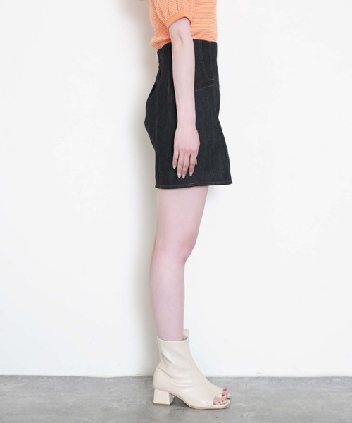 archives（アルシーヴ）の「ハイウェストデニムミニスカート（デニムスカート・レディース・ロイヤルブルー/アイボリー/ブラック・MEDIUM）」の21枚目の写真