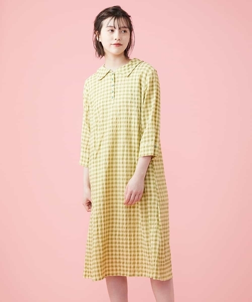 Sheer check ワンピース