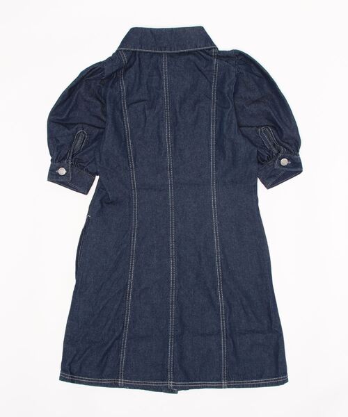 repipi armario（レピピ アルマリオ）の「デニムシャツワンピース（ワンピース・キッズ・ブルー系その他/ブルー・LARGE/SMALL/MEDIUM）」の3枚目の写真