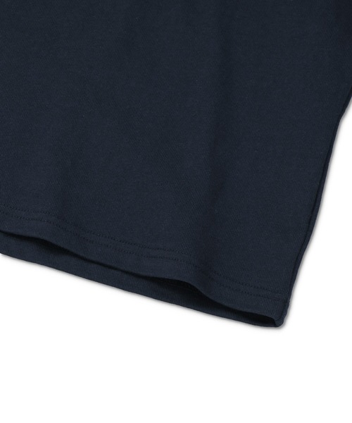 SPINNS（スピンズ）の「【ビッグシルエット】NETWORKロゴ ハーフジップTシャツ（Tシャツ/カットソー・メンズ・ネイビー/ホワイト×レッド/ホワイト×ネイビー/ブラック/グレー/グリーン・ONESIZE）」の13枚目の写真