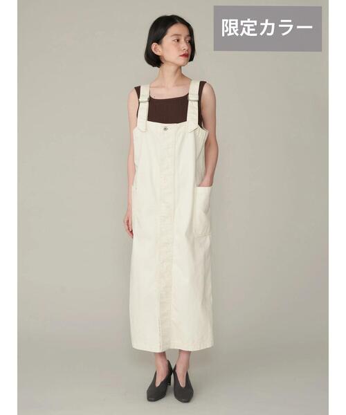 AMERICAN HOLIC（アメリカンホリック）の「チューブサロペットスカート（サロペット/オーバーオール・レディース・ホワイト/グレー/ワンウォッシュ・M/L）」の21枚目の写真