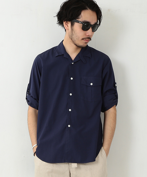 BEAMS PLUS(ビームスプラス)の「◎KAPTAIN SUNSHINE / サファリシャツ(シャツ/ブラウス・メンズ・ホワイト/オリーブ/ネイビー・SMALL/MEDIUM/LARGE)」の3枚目の写真