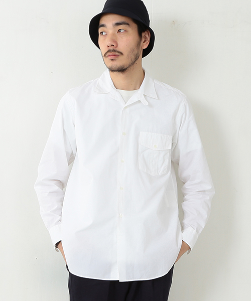 BEAMS PLUS(ビームスプラス)の「◎KAPTAIN SUNSHINE / サファリシャツ(シャツ/ブラウス・メンズ・ホワイト/オリーブ/ネイビー・SMALL/MEDIUM/LARGE)」の1枚目の写真