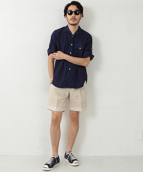 BEAMS PLUS(ビームスプラス)の「◎KAPTAIN SUNSHINE / サファリシャツ(シャツ/ブラウス・メンズ・ホワイト/オリーブ/ネイビー・SMALL/MEDIUM/LARGE)」の15枚目の写真