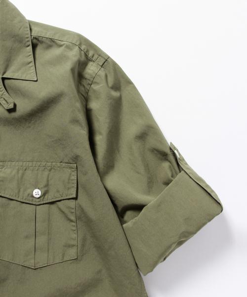 BEAMS PLUS(ビームスプラス)の「◎KAPTAIN SUNSHINE / サファリシャツ(シャツ/ブラウス・メンズ・ホワイト/オリーブ/ネイビー・SMALL/MEDIUM/LARGE)」の4枚目の写真