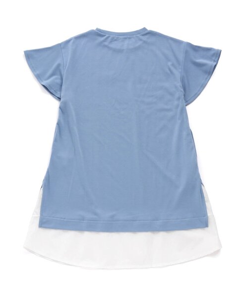 algy（アルジー）の「シャツレイヤード風ワンピ（ワンピース・キッズ・ブラック/ピンク/サックスブルー・XX-SMALL/SMALL/MEDIUM/XXX-SMALL/X-SMALL）」の10枚目の写真