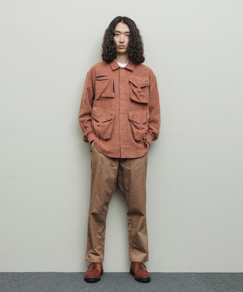 bal（バル）の「【2022秋冬】WASHED TWILL ELASTIC WAIST TROUSER（その他パンツ・メンズ・オフホワイト/ブラック/グリーン/ブラウン/チャコール・LARGE/MEDIUM/X-LARGE）」の9枚目の写真