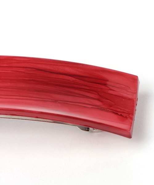 niko and...（ニコアンド）の「made in Franceスクエアバレッタ（バレッタ/ヘアクリップ・レディース・ブラック/レッド/イエロー/グリーン・0）」の7枚目の写真