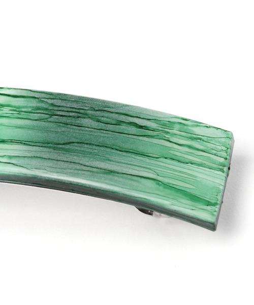 niko and...（ニコアンド）の「made in Franceスクエアバレッタ（バレッタ/ヘアクリップ・レディース・ブラック/レッド/イエロー/グリーン・0）」の9枚目の写真