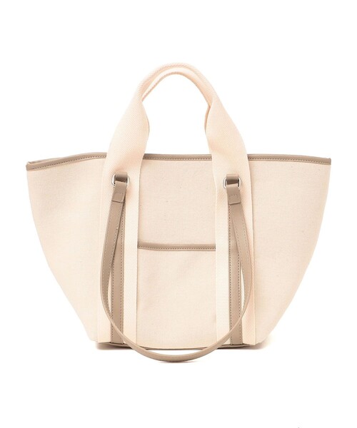 SHIPS（シップス）の「*3WAY配色キャンバストートバッグ◇（トートバッグ・レディース・オフホワイト/ブラック/オリーブ/アイボリー/ブラック系・ONE SIZE）」の17枚目の写真