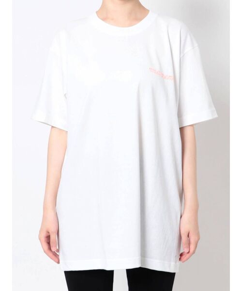 EVRIS（エヴリス）の「WILD FLOWER BIG Tシャツ（Tシャツ/カットソー・レディース・ホワイト/ブラック・FREE）」の19枚目の写真