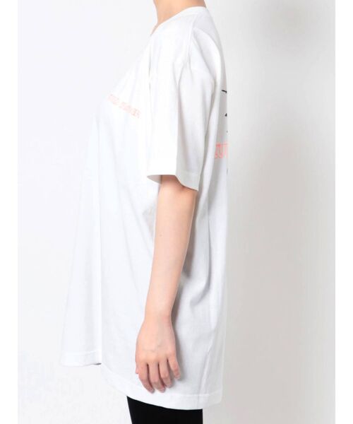 EVRIS（エヴリス）の「WILD FLOWER BIG Tシャツ（Tシャツ/カットソー・レディース・ホワイト/ブラック・FREE）」の20枚目の写真