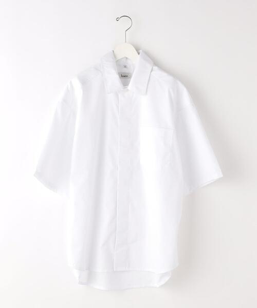 lownn(ローン)の「<LOWNN> MINIMAL SHIRT SHORT SLEEVE WHITE/シャツ(シャツ/ブラウス・メンズ・ホワイト・44/46)」の1枚目の写真