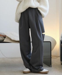 MANGROVE | サイドカットアウトワイドレッグパンツ(スラックス)