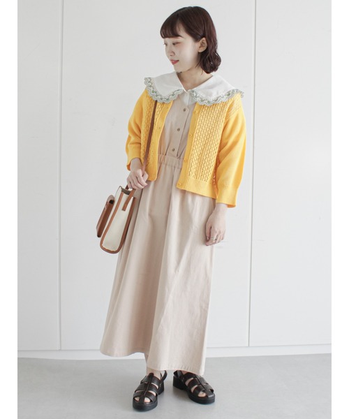 ehka sopo（エヘカソポ）の「刺繍フリル衿ブラウス（シャツ/ブラウス・レディース・ブラック/オフホワイト/グリーン/ミント・ﾌﾘ-）」の13枚目の写真