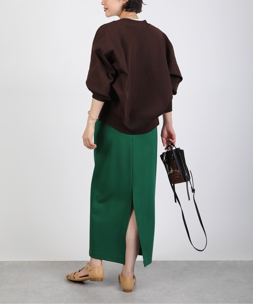 PICCIN（ピッチン）の「V襟ラグランスリーブカーディガン（カーディガン/ボレロ・レディース・ブラック/ダークグリーン/ダークブラウン・M）」の22枚目の写真