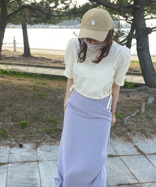 LE MORE(リモア)の「ロゴBキャップ(キャップ・レディース・ブラック/ベージュ/アイボリー/ピンク・FREE)」の8枚目の写真