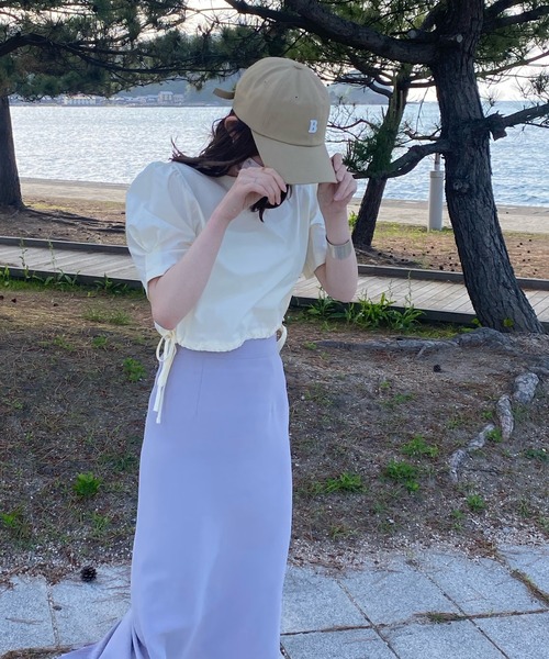 LE MORE(リモア)の「ロゴBキャップ(キャップ・レディース・ブラック/ベージュ/アイボリー/ピンク・FREE)」の9枚目の写真