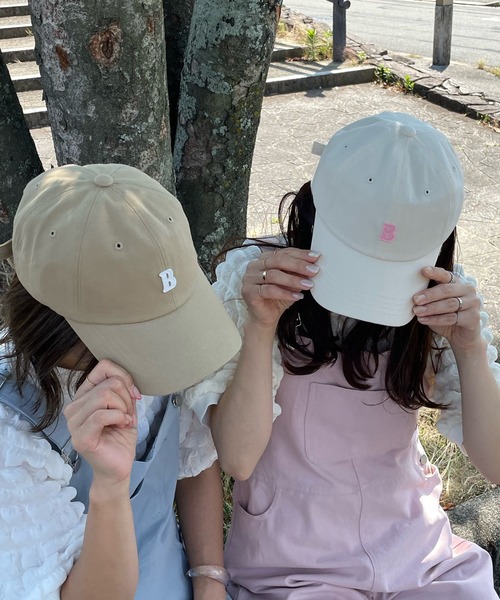 LE MORE(リモア)の「ロゴBキャップ(キャップ・レディース・ブラック/ベージュ/アイボリー/ピンク・FREE)」の13枚目の写真