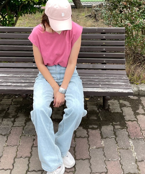 LE MORE(リモア)の「ロゴBキャップ(キャップ・レディース・ブラック/ベージュ/アイボリー/ピンク・FREE)」の6枚目の写真