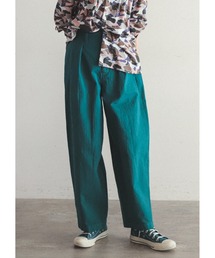 FIL DE FER | ネップヘリンボーン　ツータックパンツ(その他パンツ)