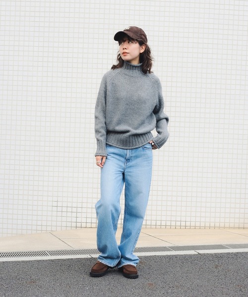 B:MING by BEAMS(ビーミングバイビームス)の「エドワード オフタートルネック プルオーバー(ニット/セーター・レディース・ベージュ/オリーブ/サックスブルー/ピンク/トップグレー/ネイビー/ブルー系その他2/レッド/オレンジ/ブラック・FREE)」の19枚目の写真